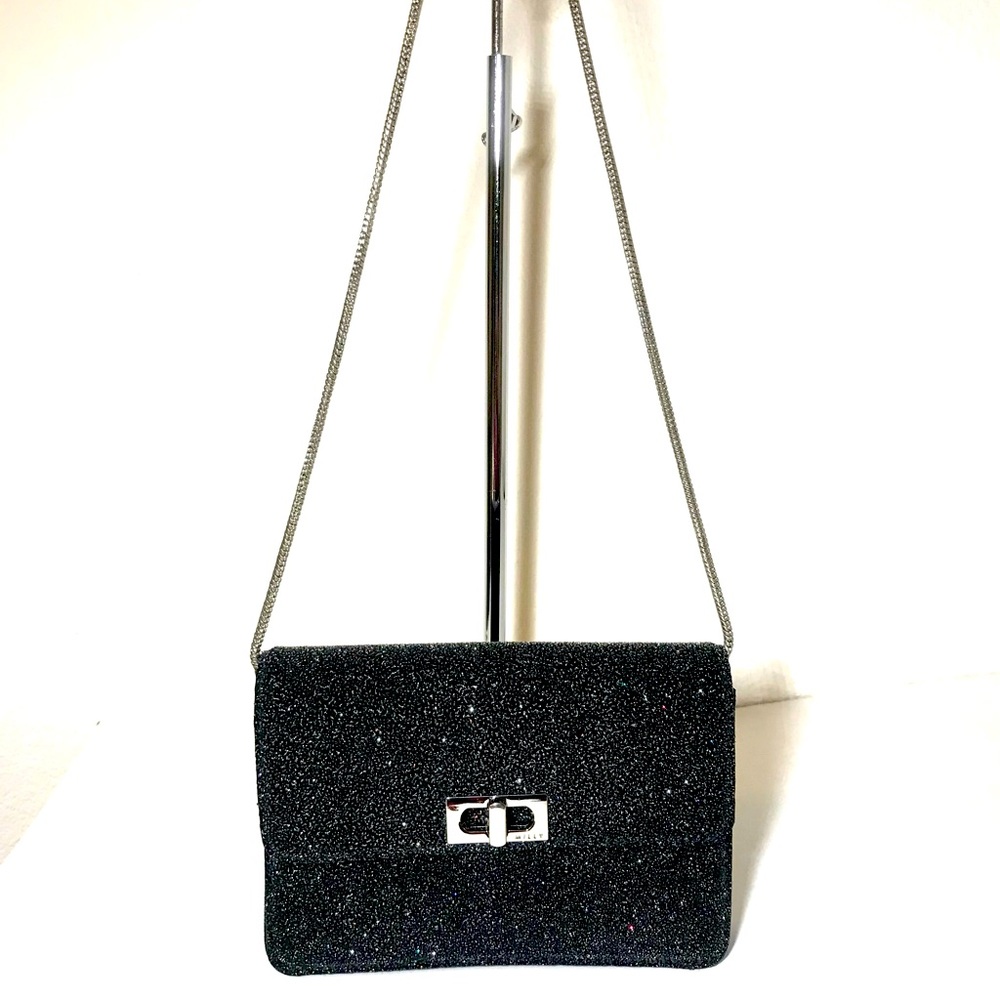 Milly Leather Sparkling Crossbody Handbag